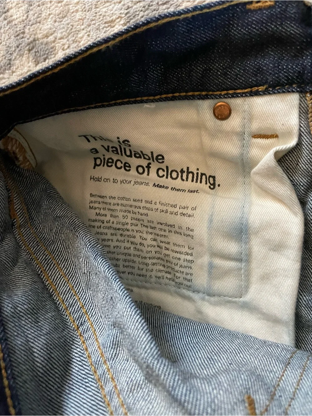 Nudie Jeans Indigo Straight Men’s Denim